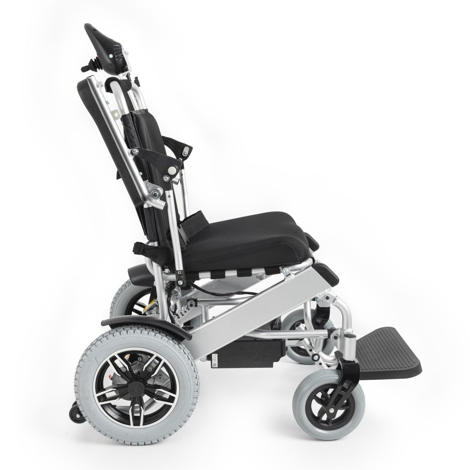 Kiralık Lityum Pilli Hafif Akülü Tekerlekli Sandalye 2 Hafif akülü sandalyenin joystick kontrol paneli