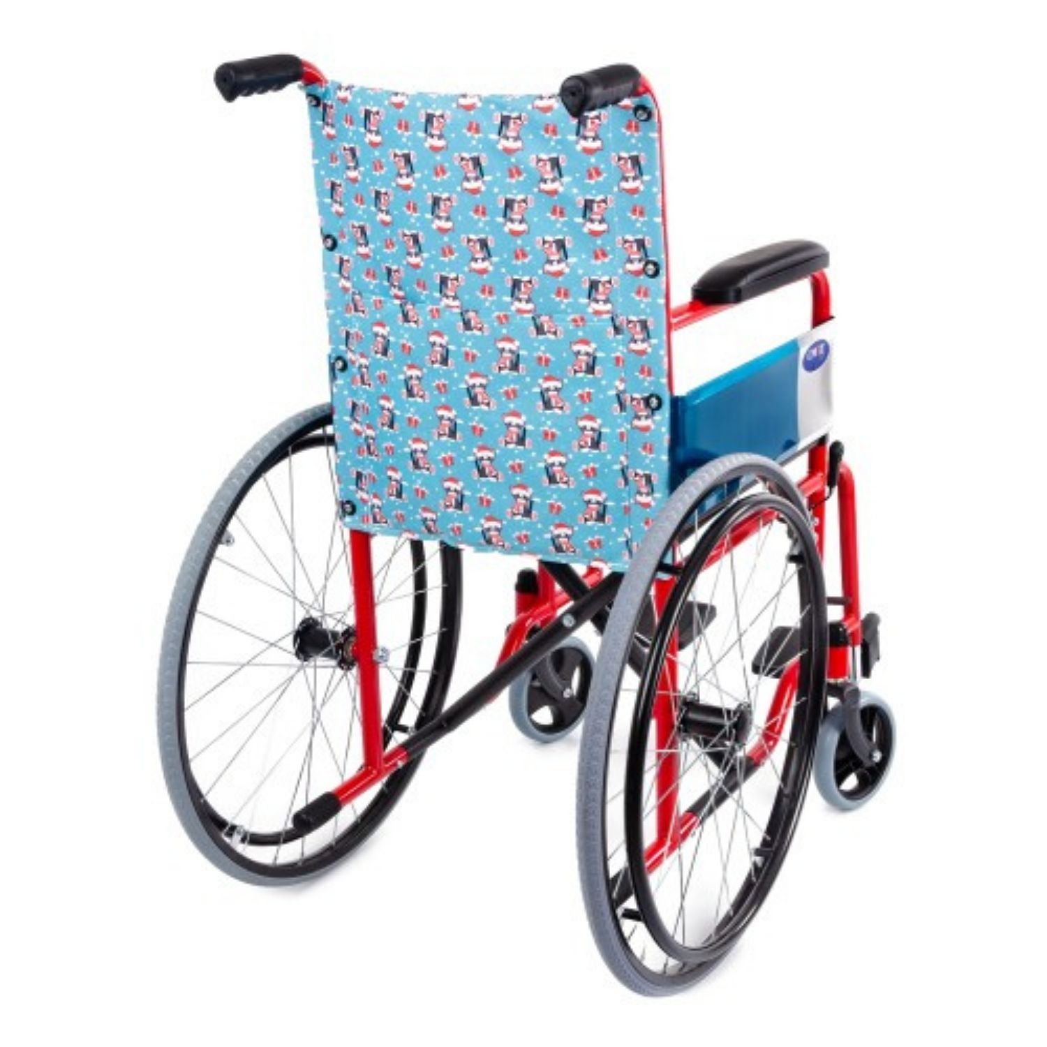 Kiralık Çocuk Manuel Tekerlekli Sandalye 4 Çocuk tekerlekli sandalyenin güvenli tekerlek yapısı