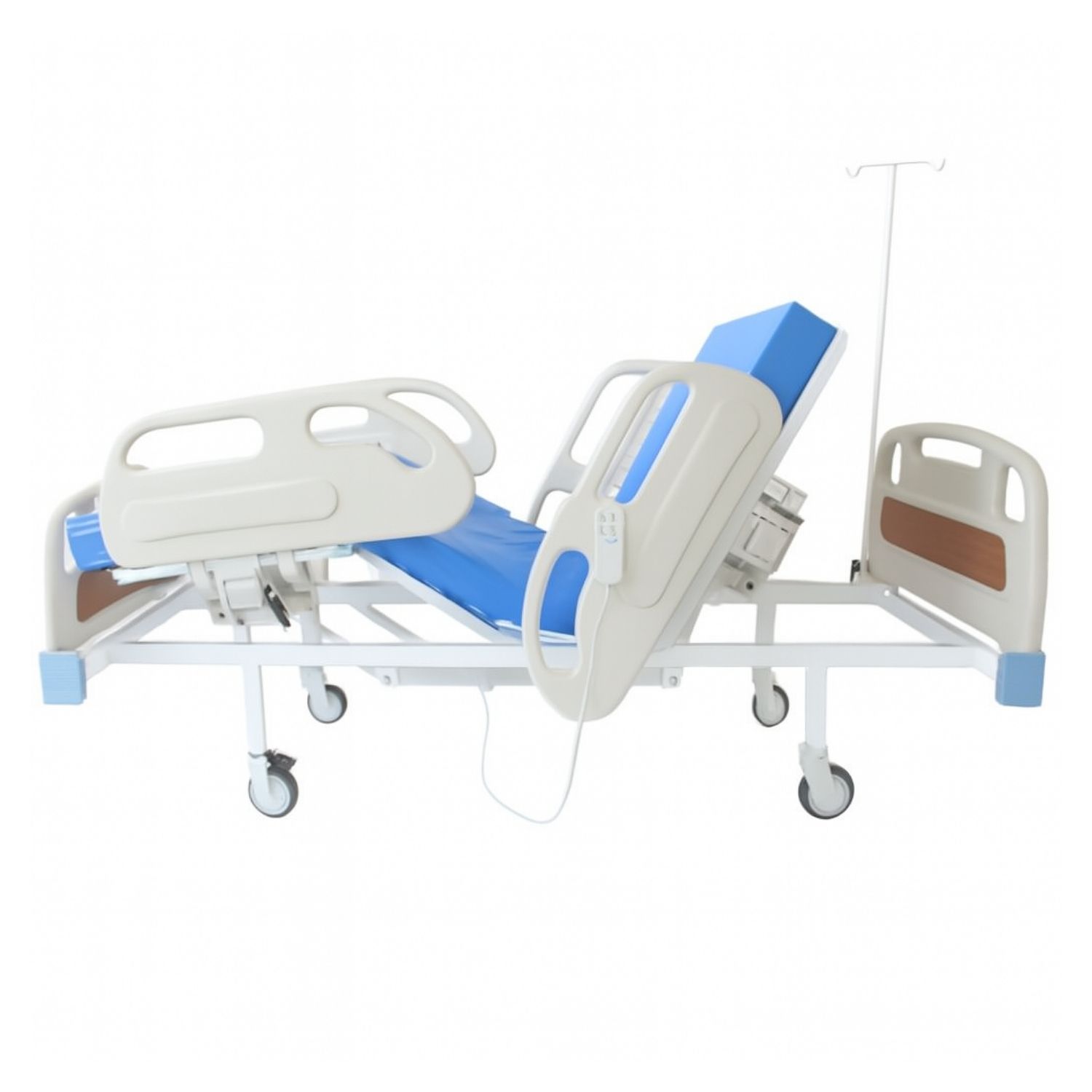 Asansörlü hasta yatağının en yüksek ve en alçak pozisyonları