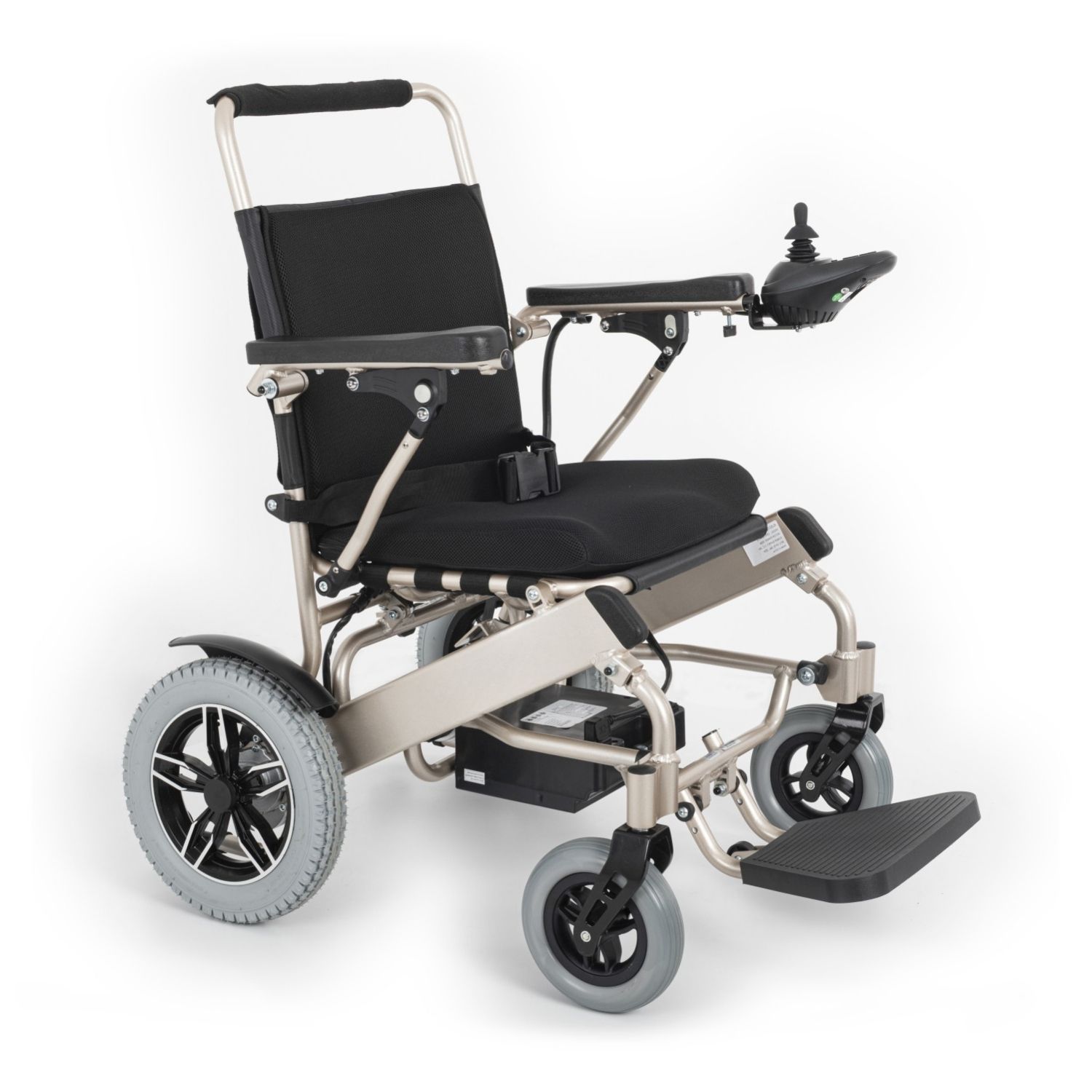 Kiralık Geniş Hafif Akülü Tekerlekli Sandalye 3 Geniş hafif akülü sandalyenin joystick kontrol ünitesi