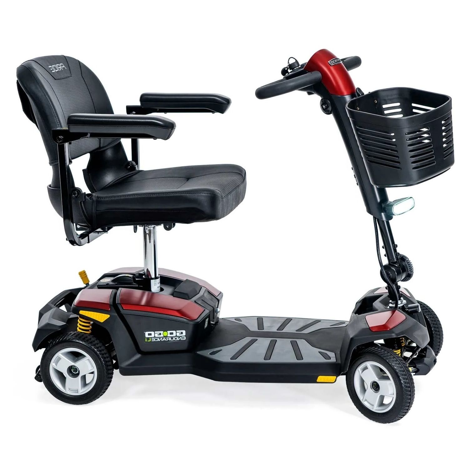 Pride Go Go Kiralık Yaşlı ve Engelli Scooter 2 Sökülebilir mobilite scooterının 5 hafif parçası