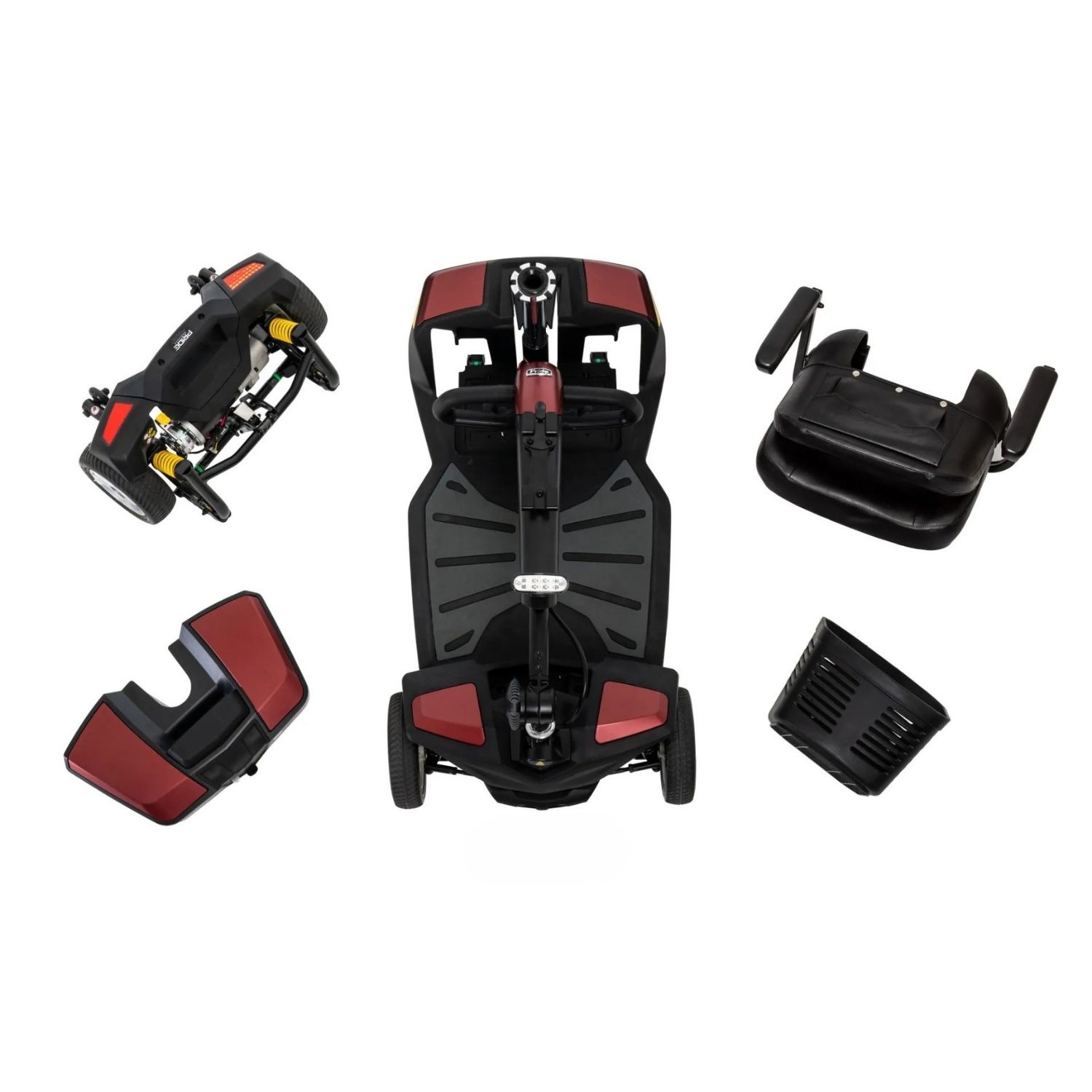 Pride Go Go Kiralık Yaşlı ve Engelli Scooter 3 Pride mobilite scooter kiralama modelinin kolay kullanılan paneli