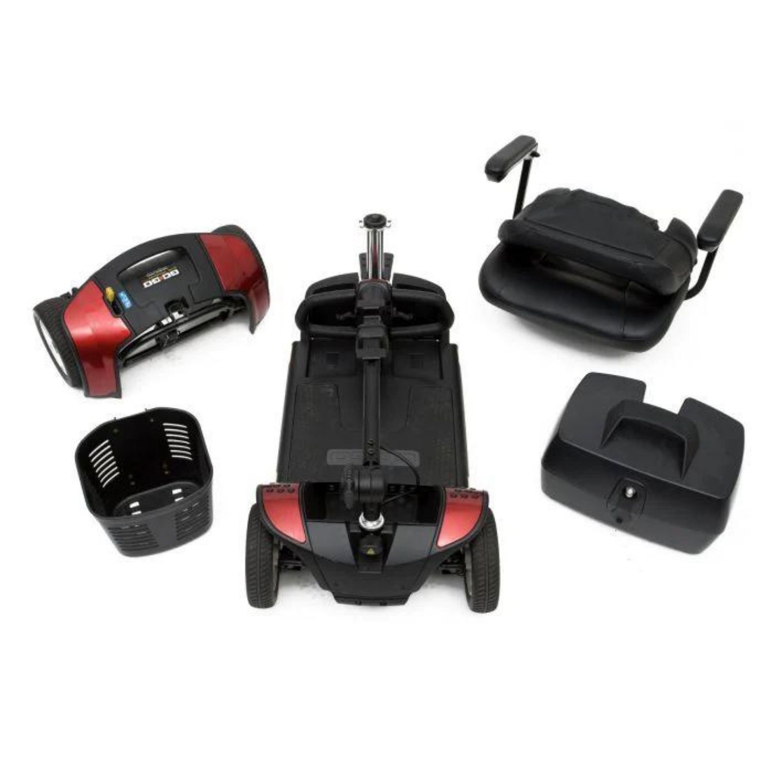 Pride Travel Kiralık Yaşlı ve Engelli Scooter 4 Portatif scooter kiralamanın kolay sökülebilen akü paketi