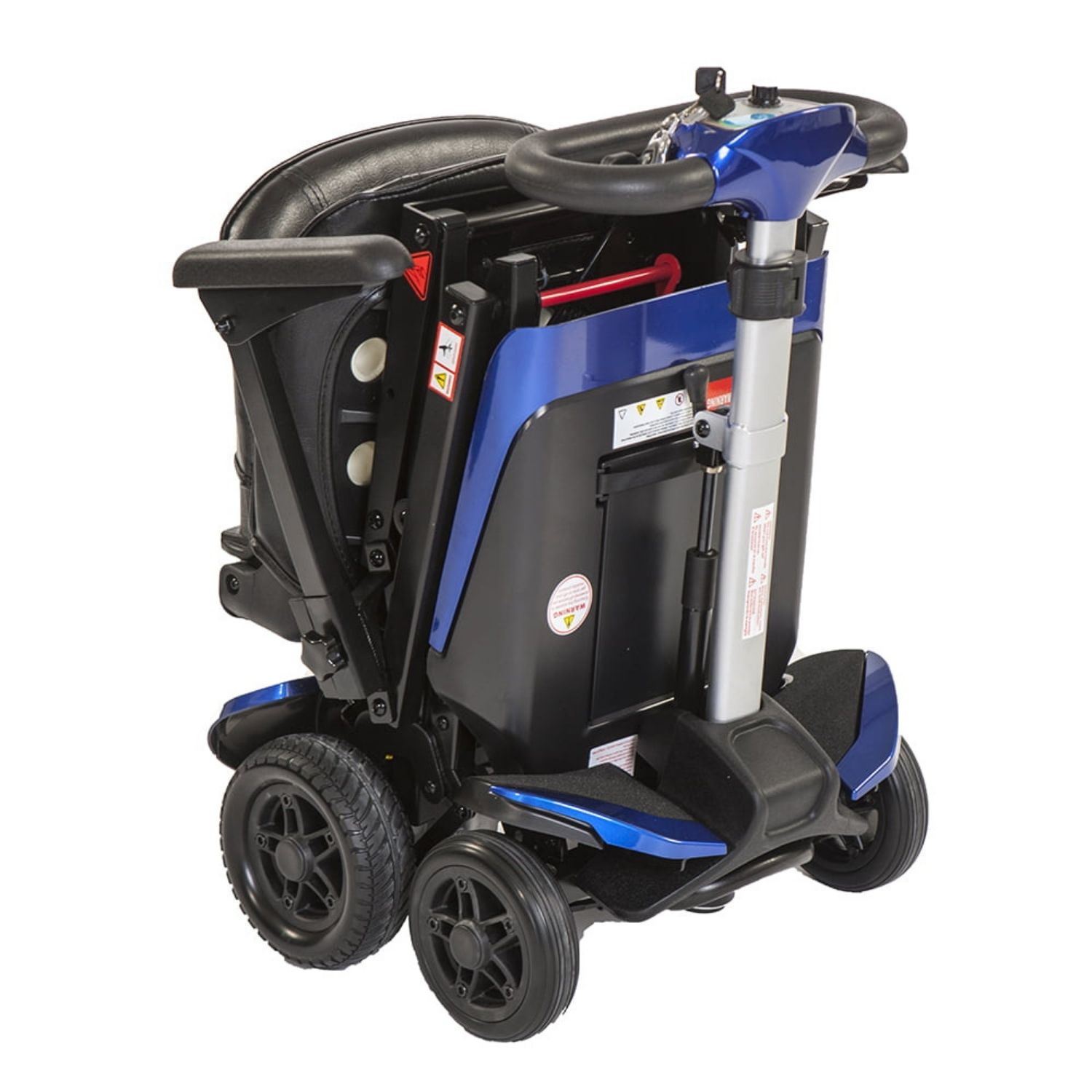 Solax Katlanan Kiralık Yaşlı ve Engelli Scooter 2 Katlanan scooterın valiz gibi çekilebilen hali